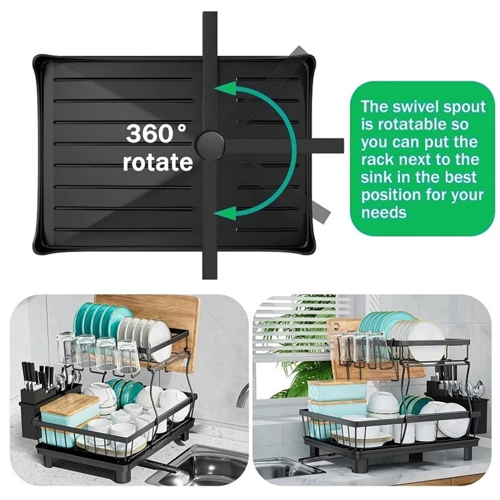 2 layer dish rack